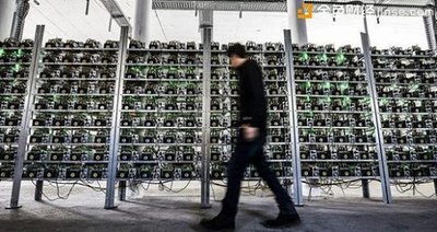 A modern mining farm setup